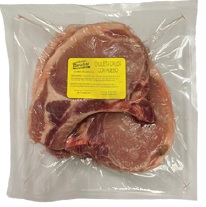 CHULETA CRUDA CON HUESO 1LB
